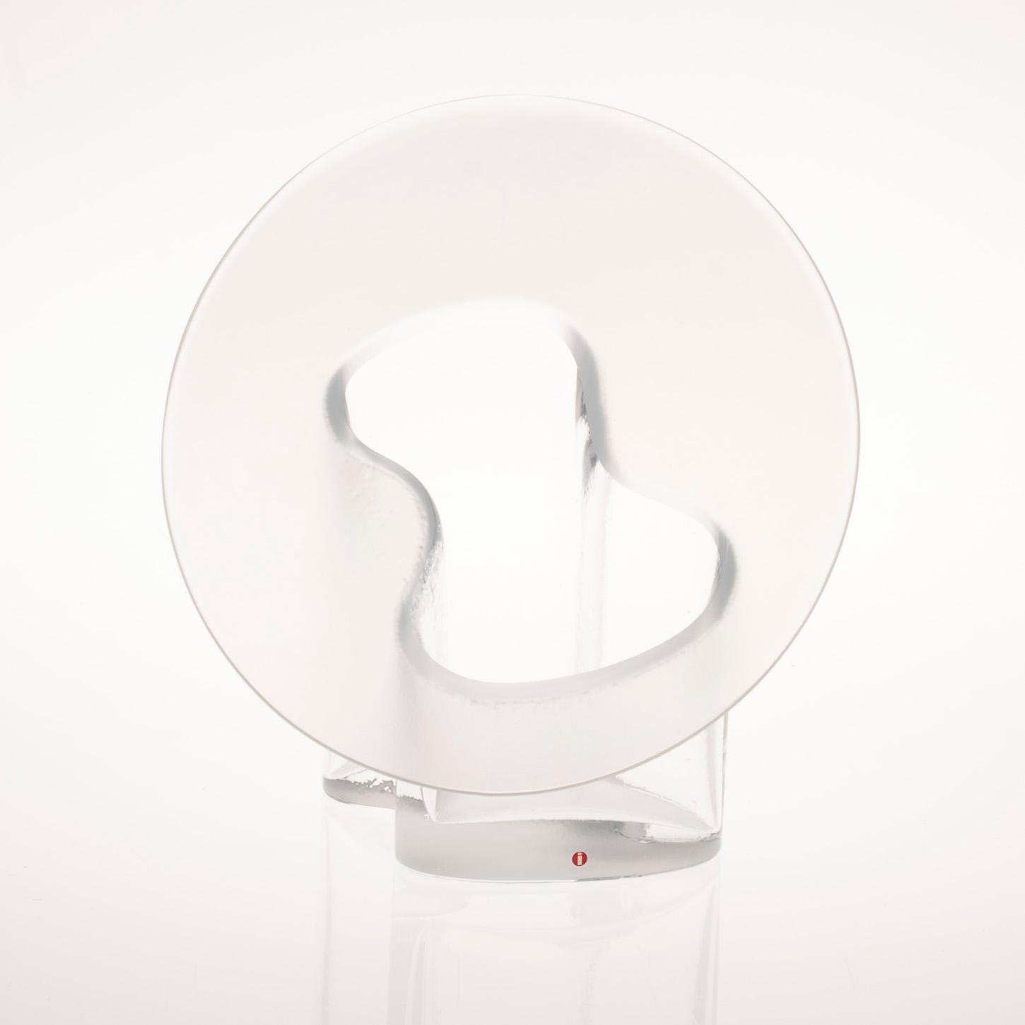 MALJAKKO, lasia, "Marcel" signeerattu Timo Sarpaneva, 1993 Iittala.