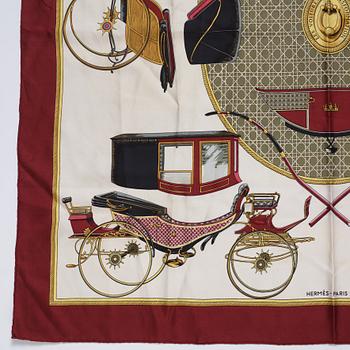 Hermès, scarf, "Les Voitures a Transformation".
