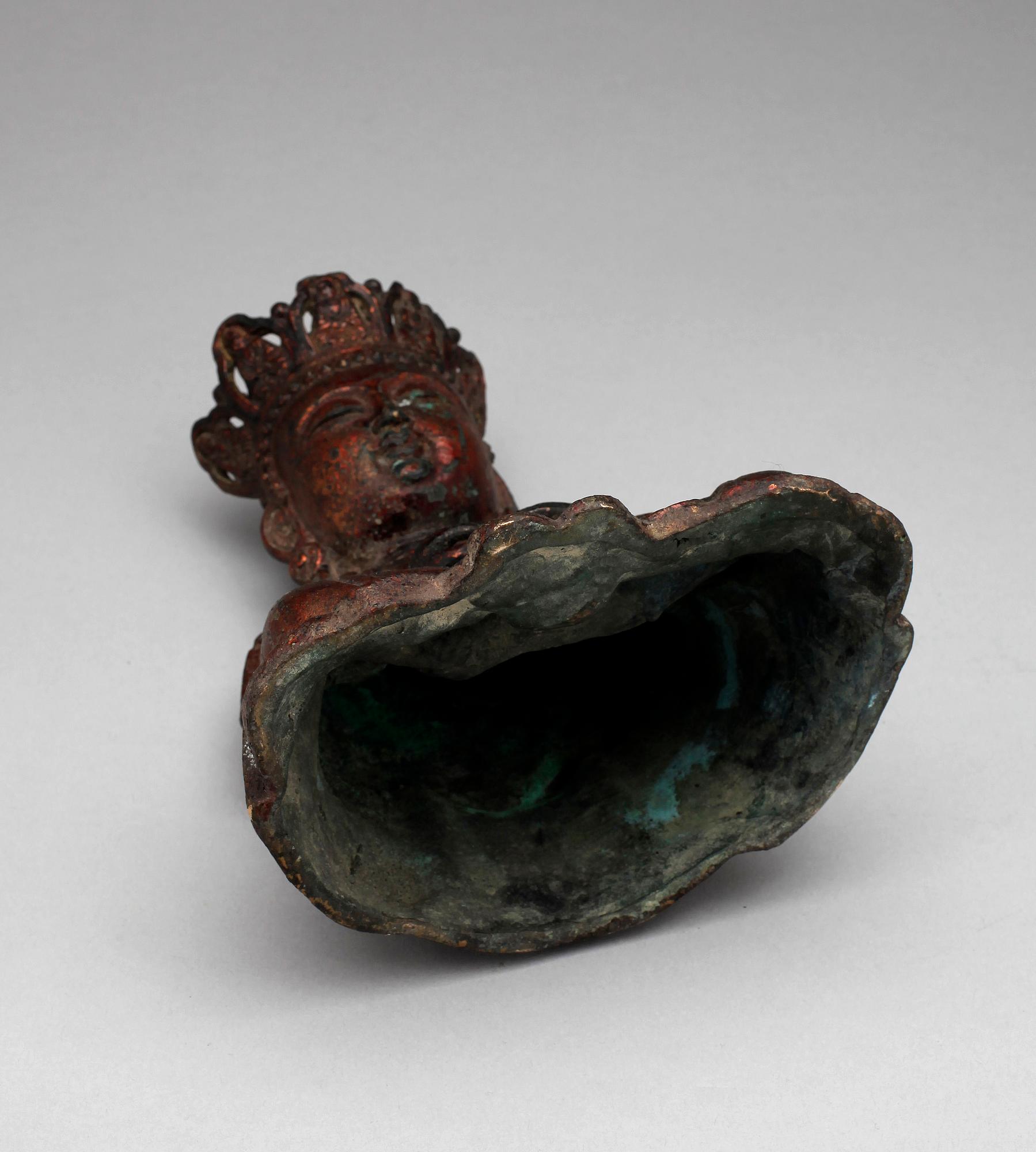 BUDDHA, brons, trol Ming (1368-1644).