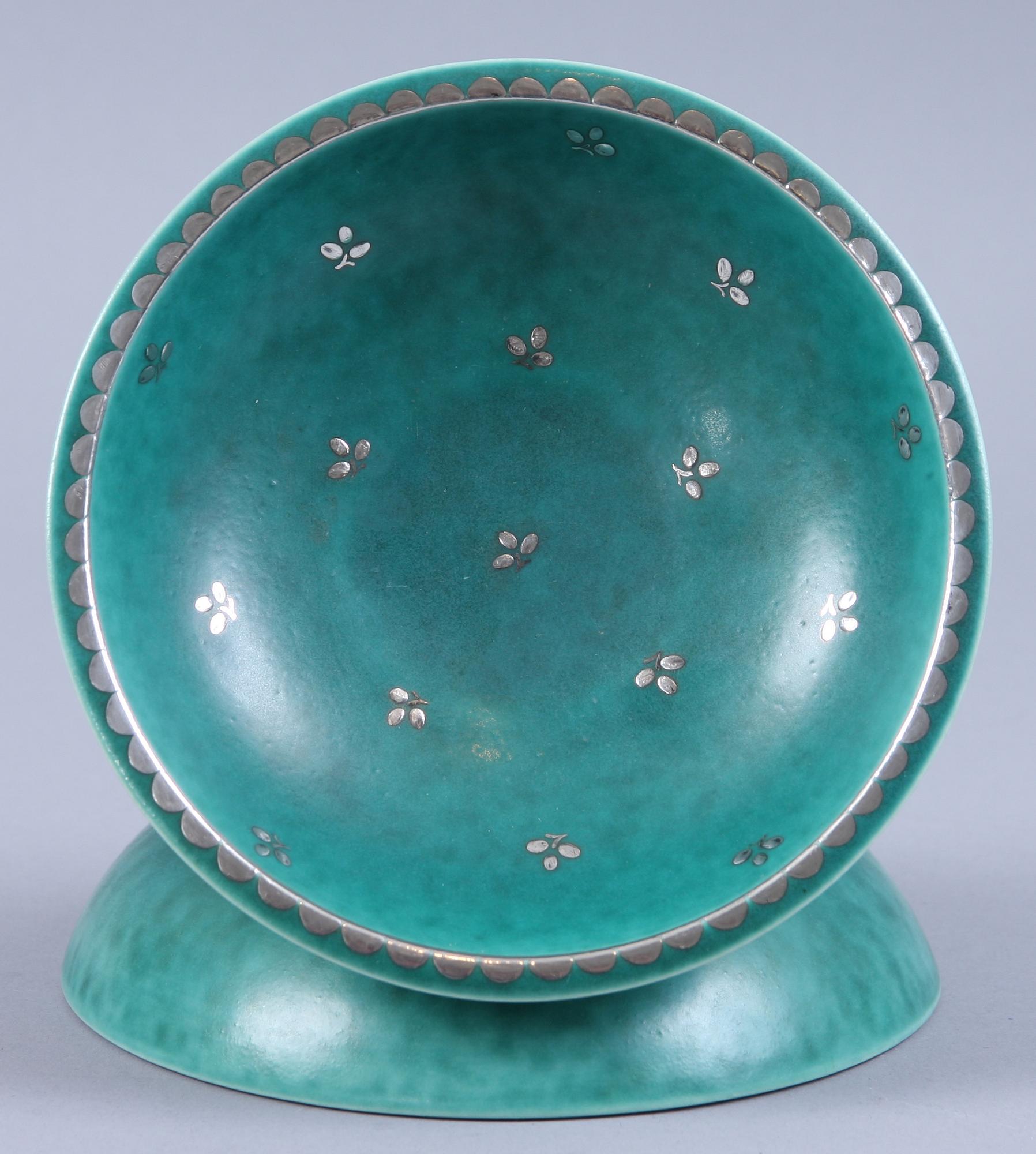 SKÅLAR, ett par, "Argenta", Wilhelm Kåge, Gustavsberg.