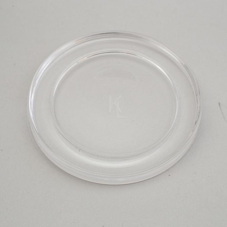 KARL LAGERFELD, rödvinsglas, 10 stycken, för Orrefors, 2000-tal.