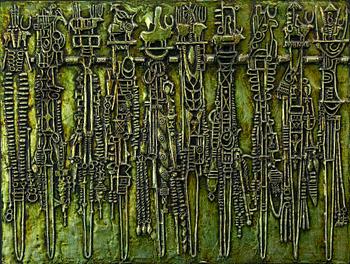 Bruce Onobrakpeya, "Odjevwe ogba erhue".