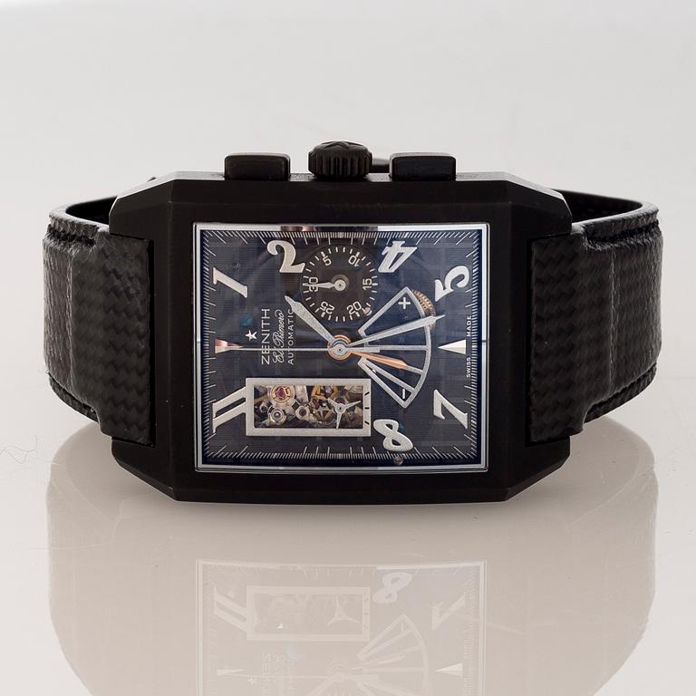 ARMBANDSUR, herr, Zenith, Grande Port Royal El Primero, Titanium.