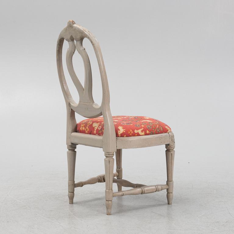 Chair by Melchior Lundberg (master in Stockholm 1775-1812), Gustavian.