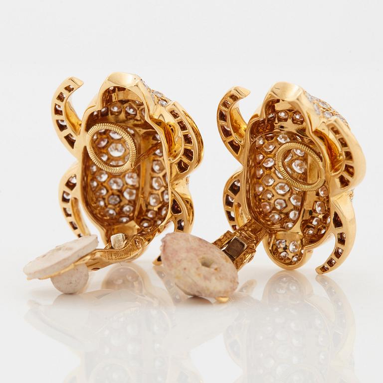 Cartier "Scarab" a pair of earrings.