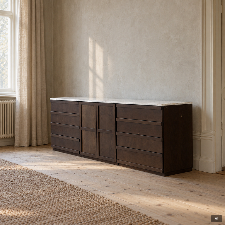 Titti Fabiani, sideboard, Ideal Form Team.