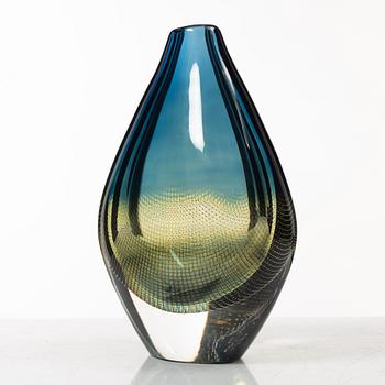 Sven Palmqvist, a 'Kraka' glass vase, Orrefors.