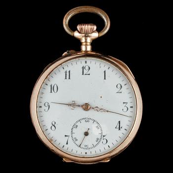 FICKUR, 14k, tidigt 1900-tal. Vikt ca 29 g.