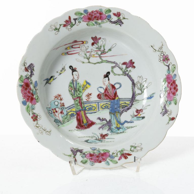 Fat, porslin, Kina, Qingdynastin, 1700-tal.