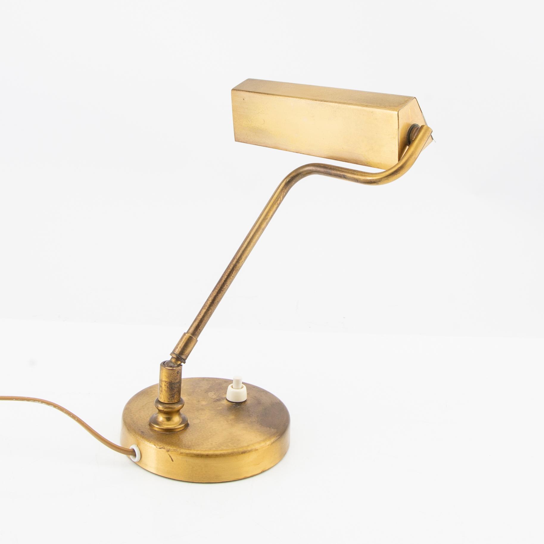 Einar Bäckström bordslampa/pianolampa, 1900-talets andra hälft.