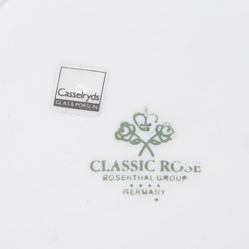 MATSERVIS, porslin, 40 delar, "Classic Rose", Rosenthal, Tyskland.