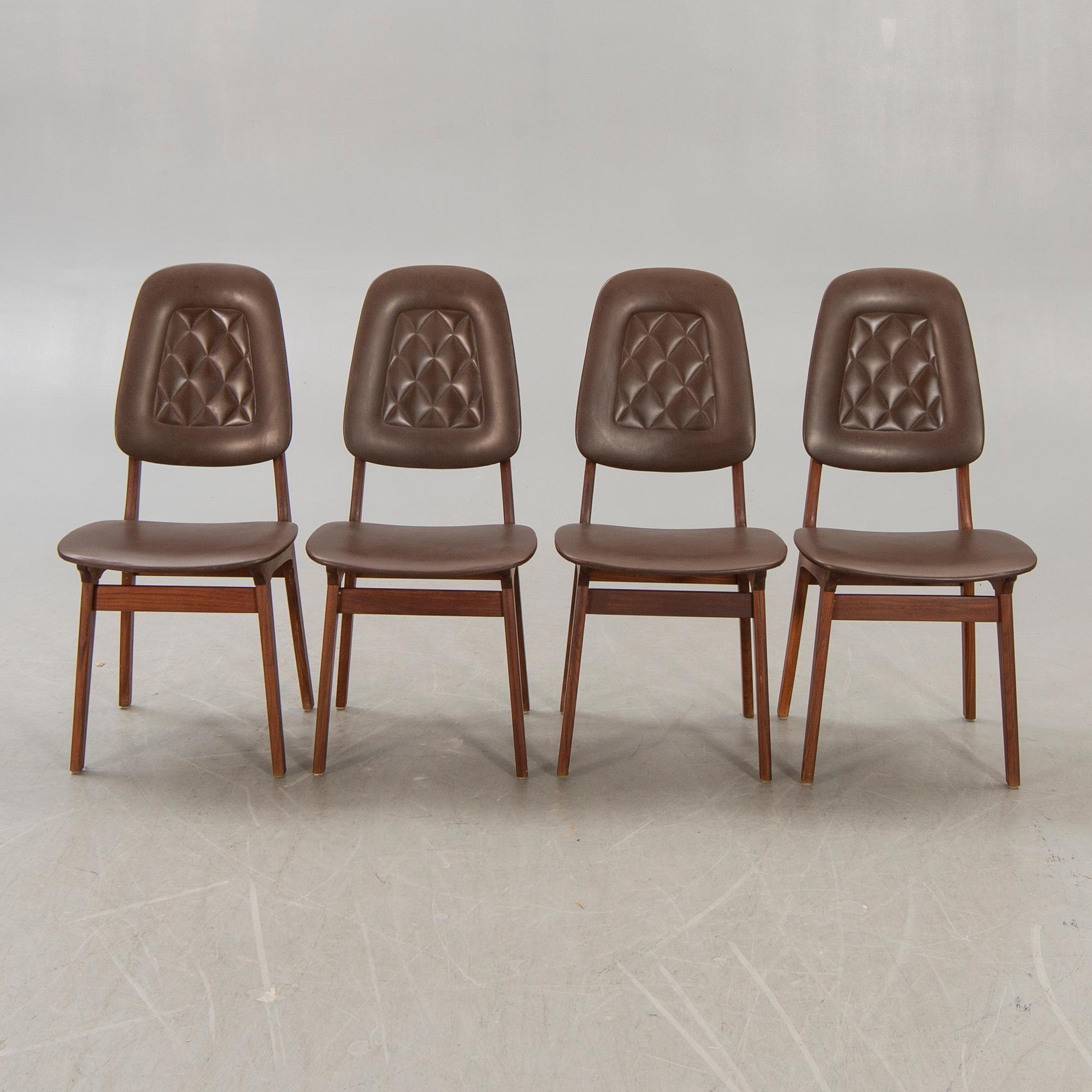 Chairs, 4 pcs, Norway, 1960s.