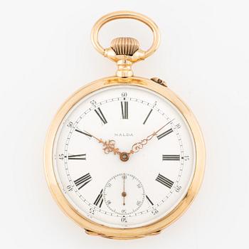 Halda, pocket watch, 49.5 mm.