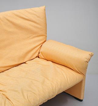 SOFFA,  "Palmaria", Vico Magistretti, Cassina, etikettmärkt, 1900-talets andra hälft.
