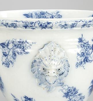 A Rörstrand large creamware flowerpot from the time around 1900.