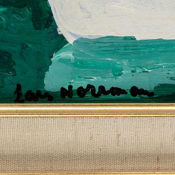 LARS NORRMAN, oil on panel, signed.