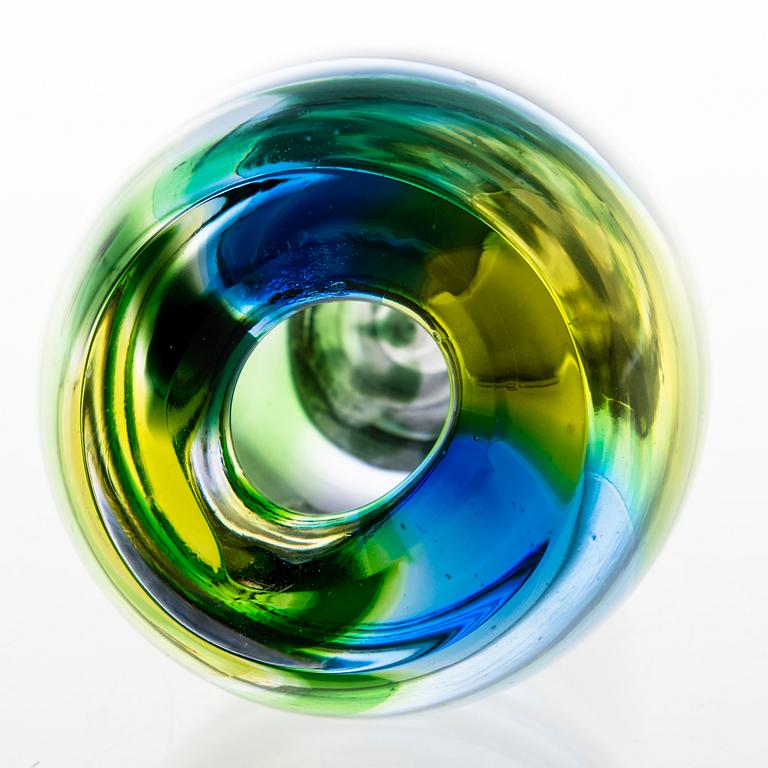 SINI MAJURI, glasskulptur, signerad Sini Majuri.