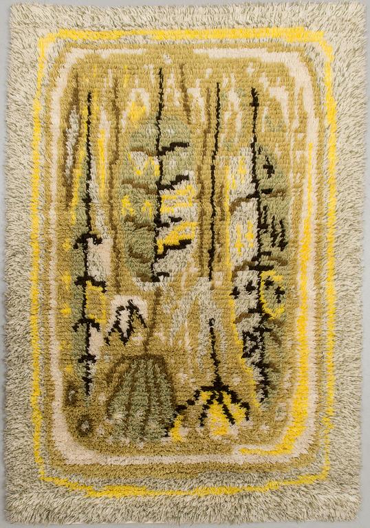 A Finnish rug by Aappo Härkönen. Circa 161x109 cm.