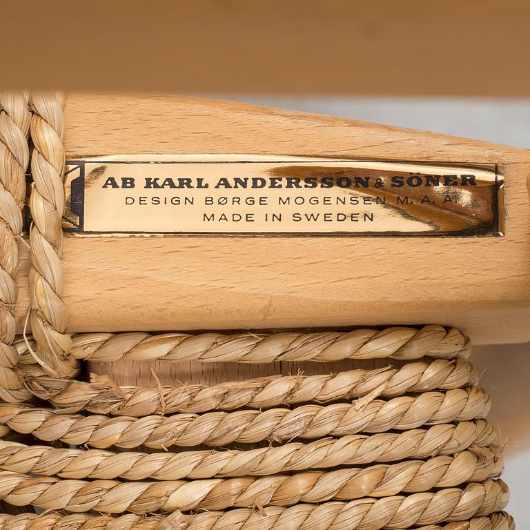 BØRGE MOGENSEN, An 'Öresund' beech armchair from AB Karl Andersson & Söner.