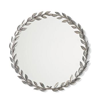 189. Estrid Ericson, a pewter framed mirror, Svenskt Tenn, Stockholm 1951.