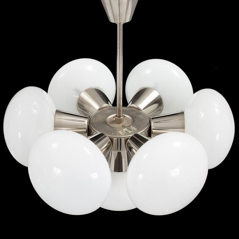 TAKLAMPA, 1960-tal. Totalhöjd ca 45 cm.