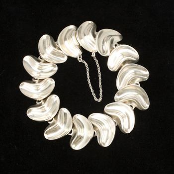 ARMBAND, sterling silver, Anton Michelsen, Danmark 1900-talets mitt. Vikt 62 g.