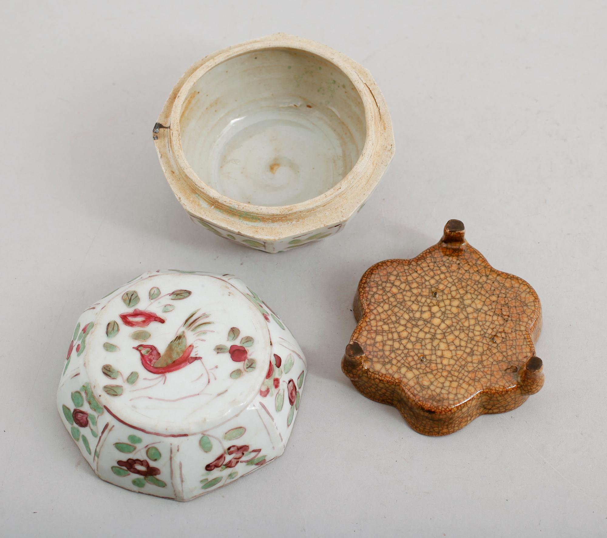 ASK OCH FAT, porslin, Kina, 1800-tal samt sent 1900-tal.