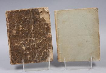 INBUNDEN TIDNING SAMT KUNGÖRELSE, 2 st, bla Upsala Academie och stadstidning. 1754 resp 1793.