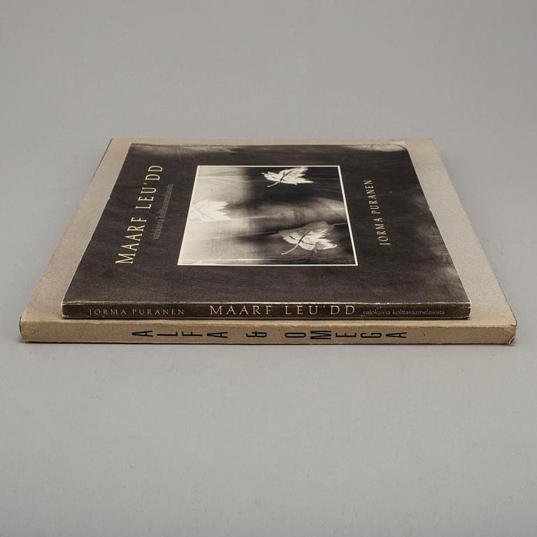 PHOTOBOOKS, Two (2) Jorma Puranen. With dedication.