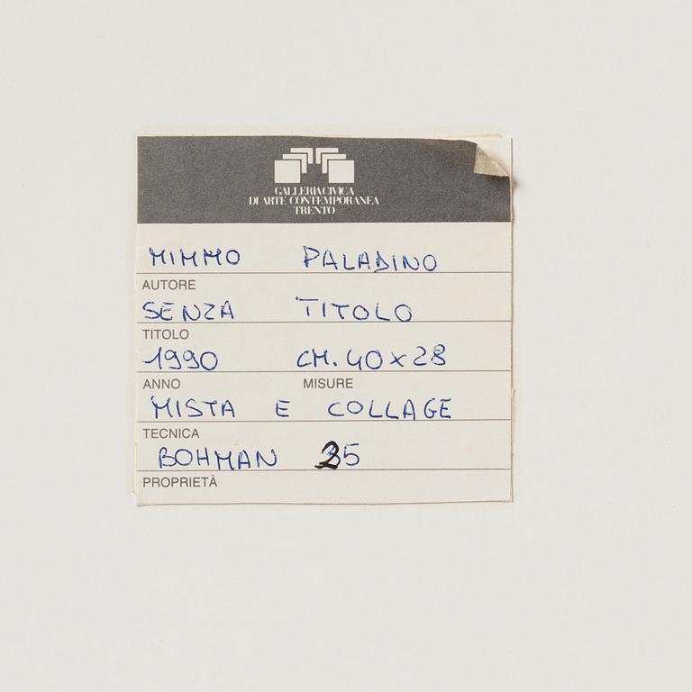 Mimmo Paladino, Untitled.