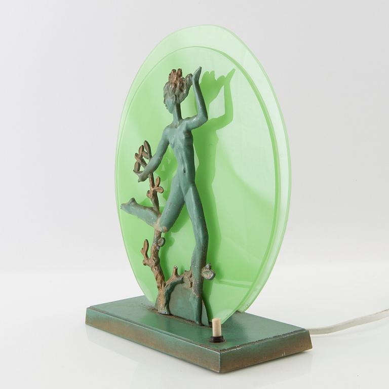 Table lamp Art Deco, first half of the 20th century.
