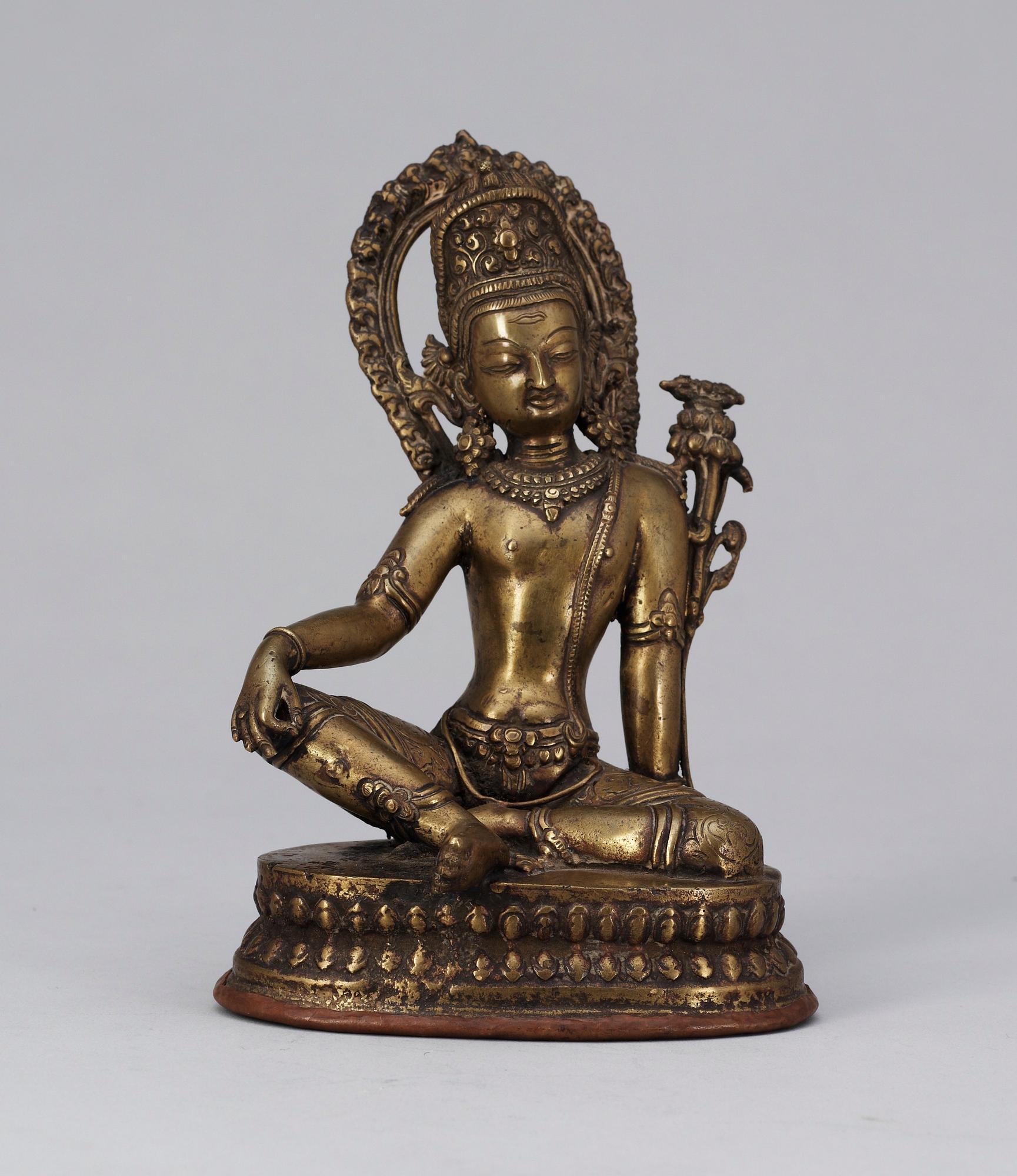 BUDDHA, brons. 1800-tal. Tibet.