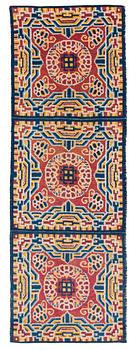 MEDITATION RUG. Semi-antique China. 205 x 69,5 cm.