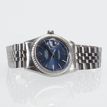 ARMBANDSUR, stål, Rolex Oyster Perpetual Datejust, ca 1968.