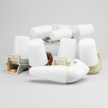 SEVEN SIGVARD BERNADOTTE LAMPS.