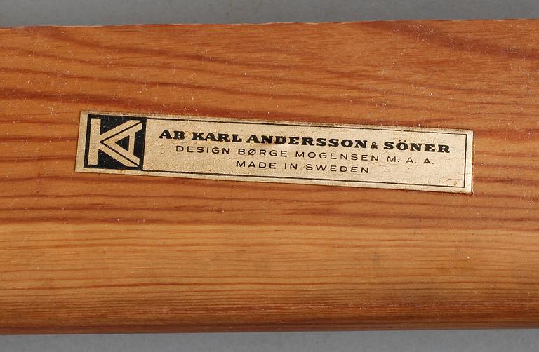 MATSALSGRUPP, 5 delar, Börge Mogensen firma Karl Andersson & söner.