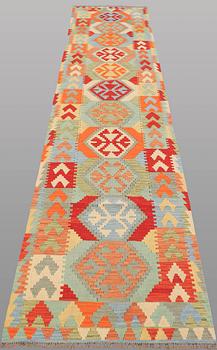 A RUNNER, Kilim, ca 395 x 83 cm.