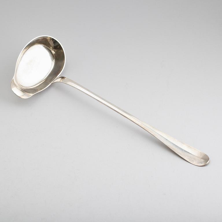 SOPPSLEV, silver, E Johansson, 1878. Vikt ca 258 gram.