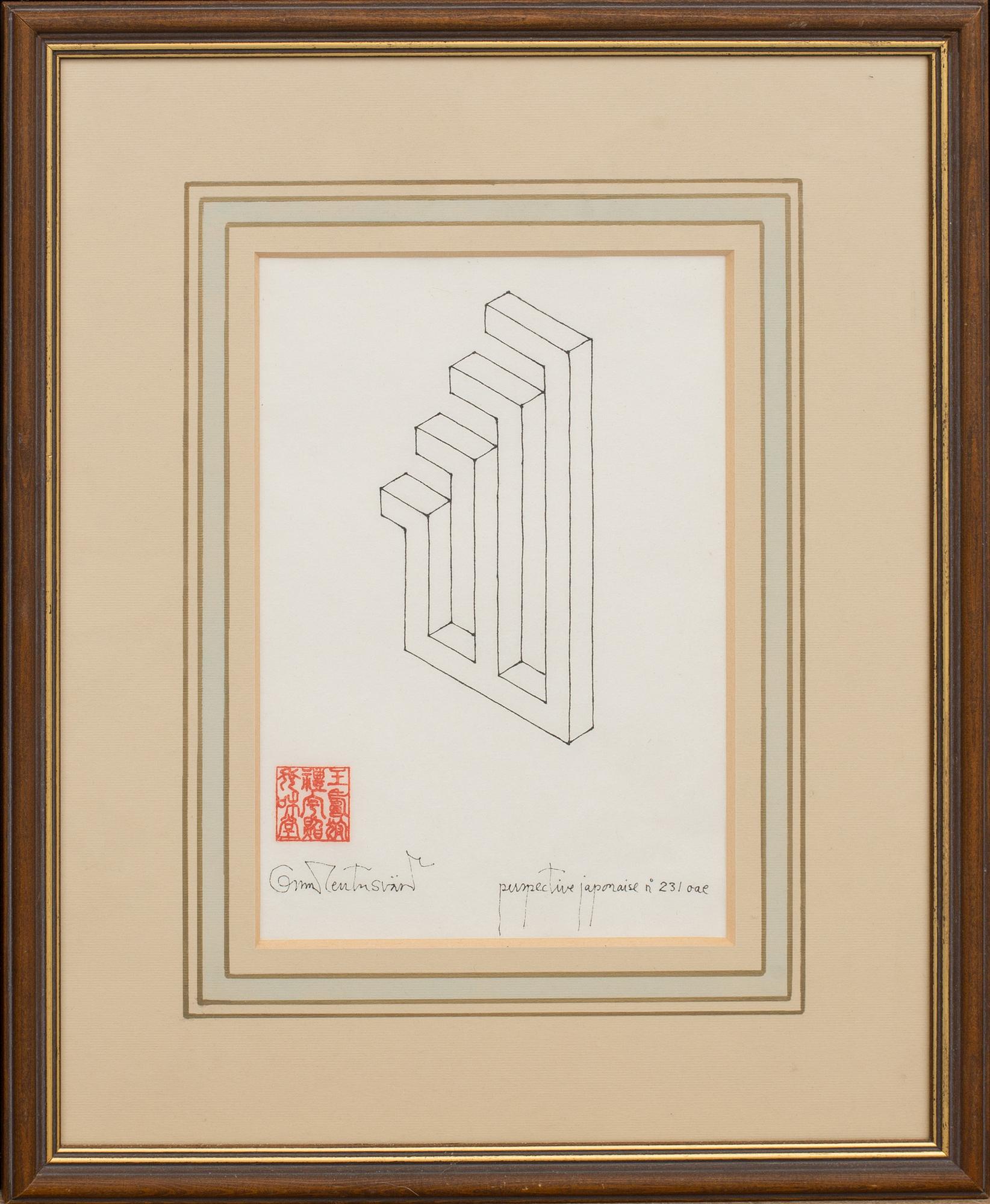 OSCAR REUTERSVÄRD, perspective japonaise 231 oae.