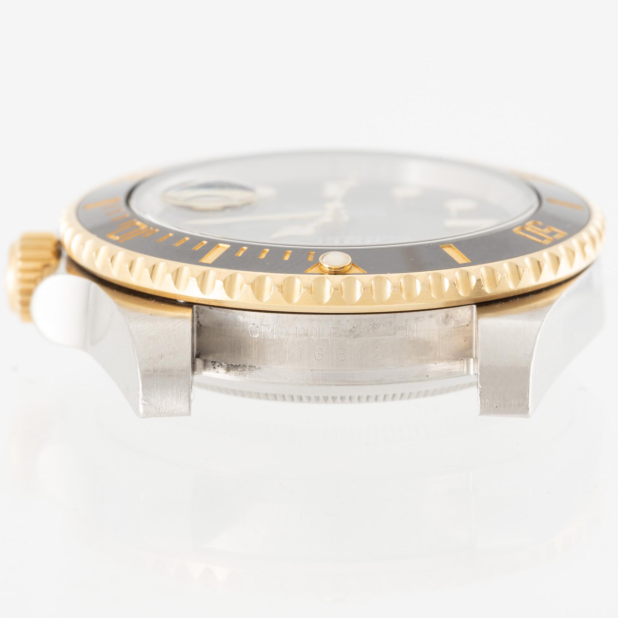 Rolex, Submariner, wristwatch, 40 mm.