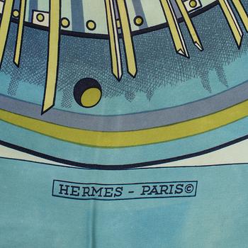 Hermès, two silk scarves, "Alternateur" & "Palefroi".