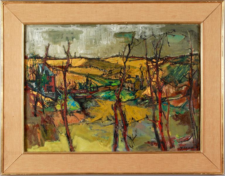 JEAN COMMERE, olja på duk, signerad.