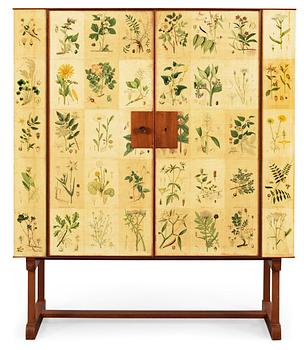 434. JOSEF FRANK, skåp, "Flora", Firma Svenskt Tenn, modell 852.