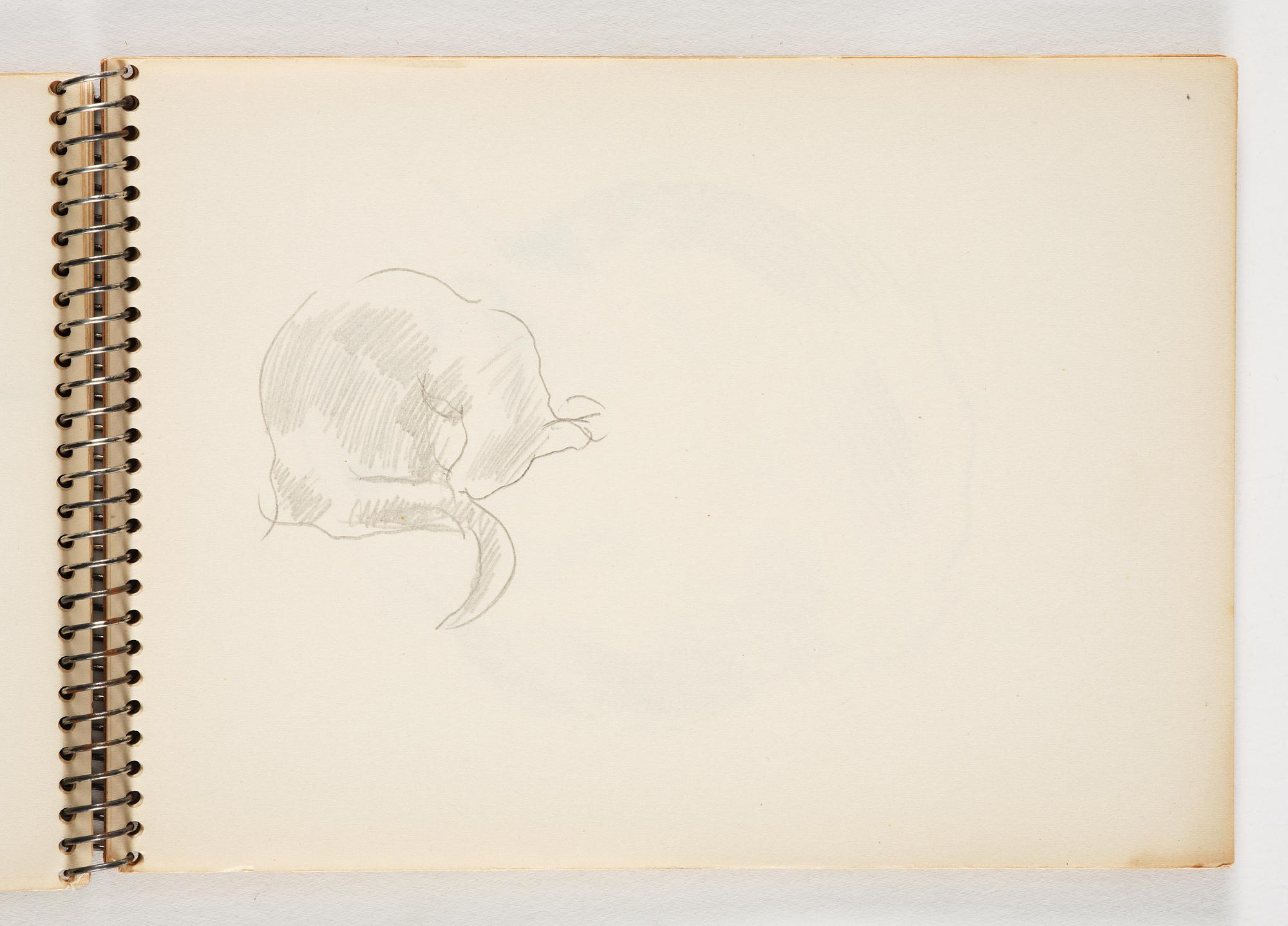 Lotte Laserstein, 4 skissböcker med blyertsteckningar.