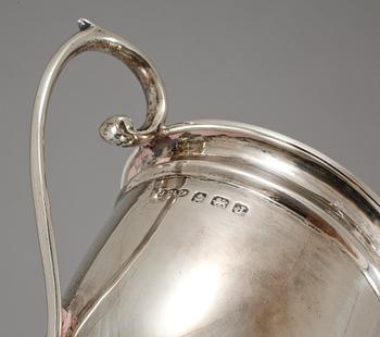 PARTI SILVER, 3 delar, 1900-tal, delvis England, vikt 380 gram.