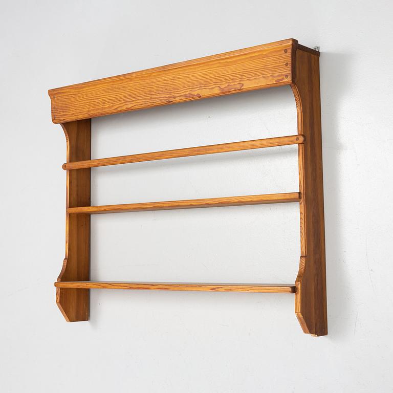 Carl Malmsten, a pinewood plate rack, from the series Kisa.
