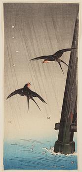 A group of 23 Japanese creped prints, Japan, 20th Century.