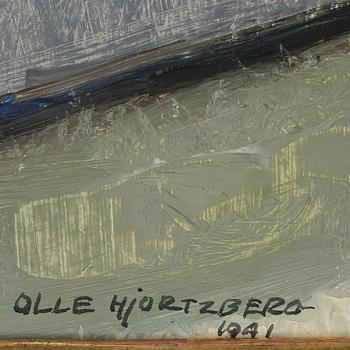 OLLE HJORTZBERG, olja på pannå, signerad och daterad 1941.