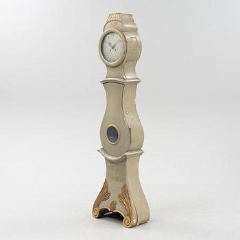 A rococo long case clock, Sweden, second half of the 18th century.