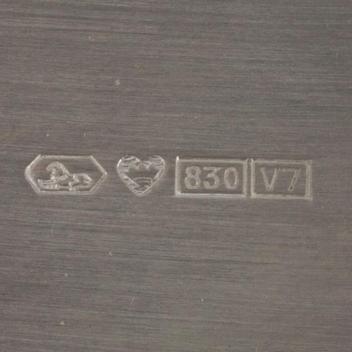 BÄGARE, 6 st, silver, Hopeakeskus, 1974. Vikt ca 421 g.